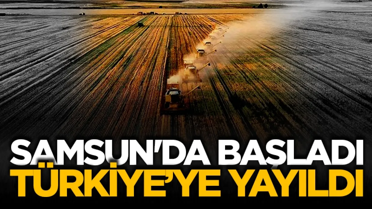 Samsun'da başladı Türkiye'ye yayılıyor