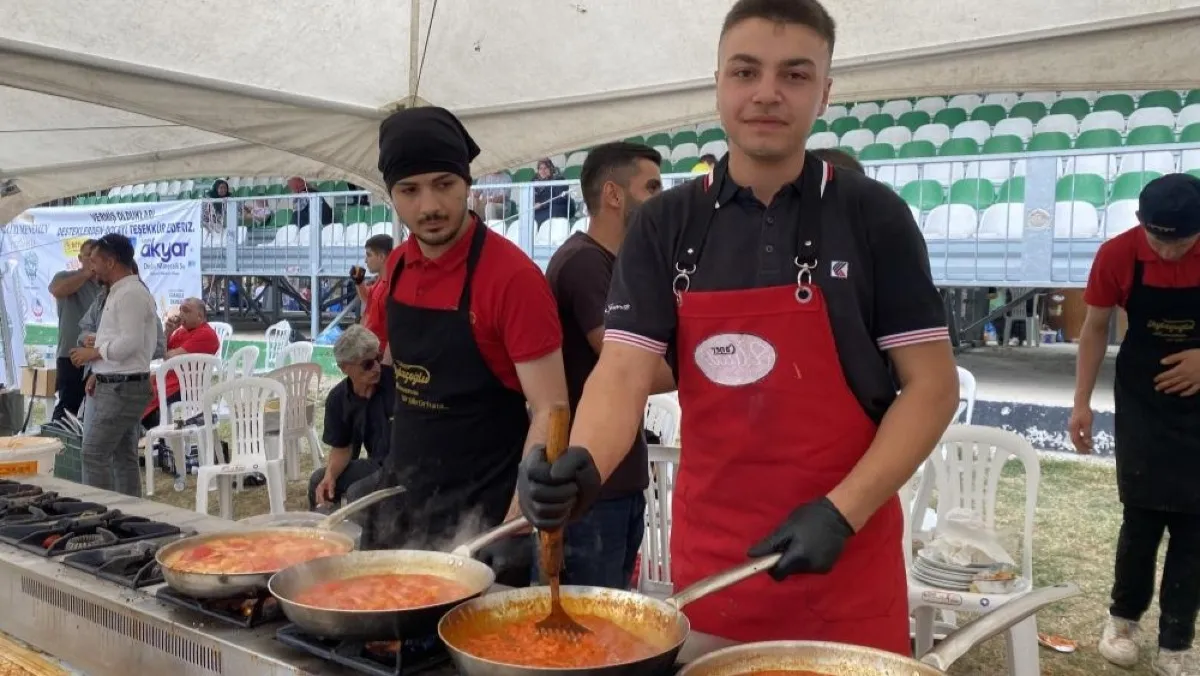 Samsun'da binlerce kişi Çakallı Menemen Festivali'nde buluştu