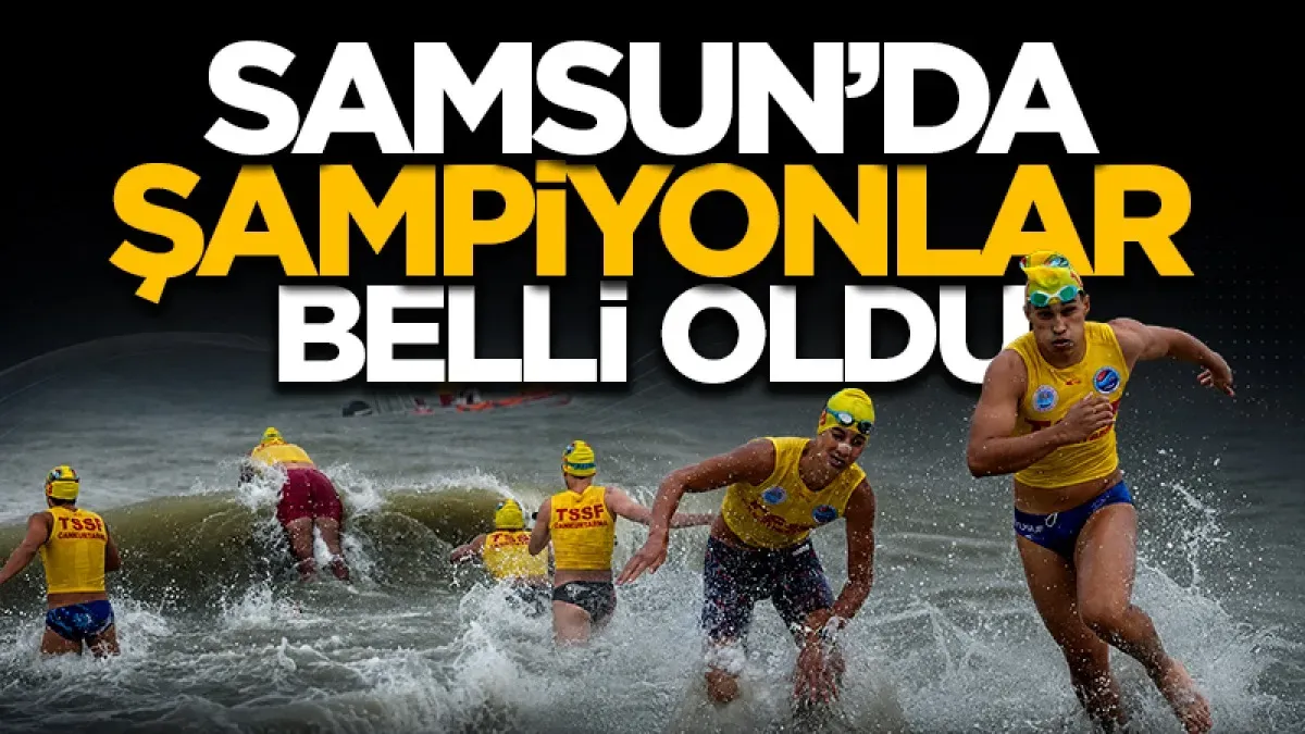 Samsun'da cankurtarma şampiyonları belli oldu
