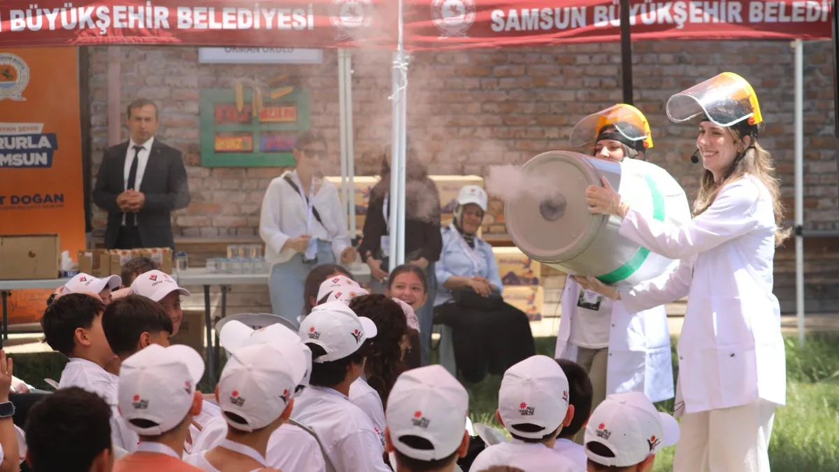 Samsun’da çocuklar geleceği kodluyor: “Bilim Samsun’la Griden Yeşile” projesi başladı!