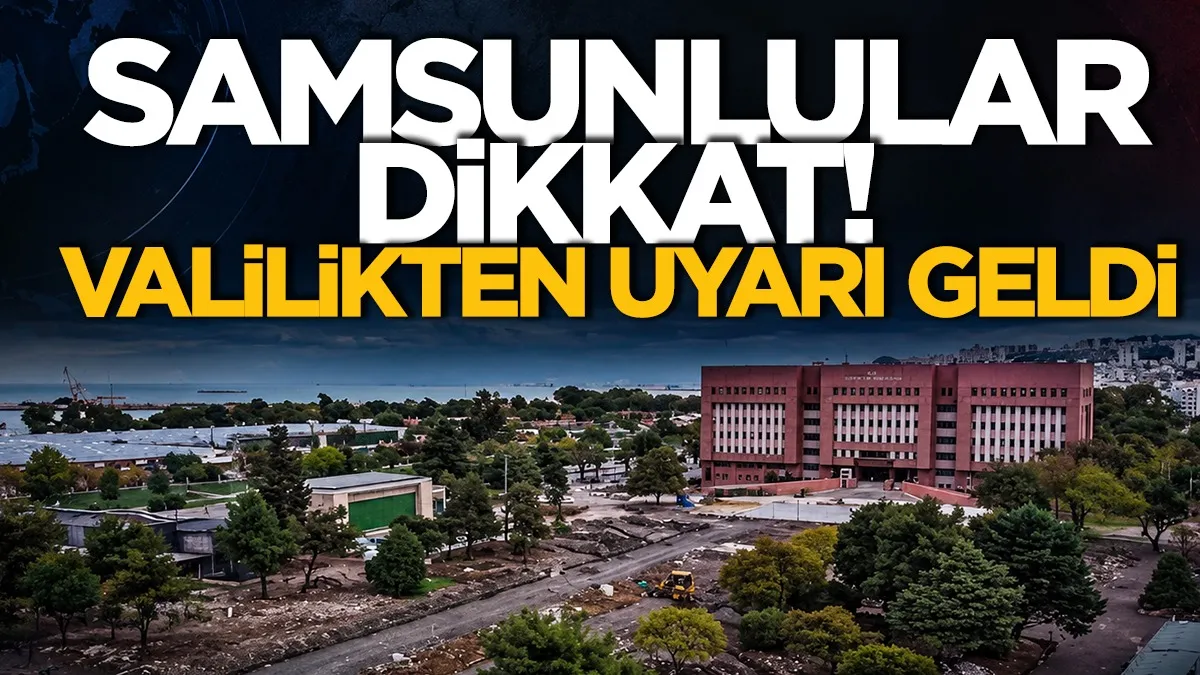 Samsun’da denize girecekler dikkat! Valilikten kritik uyarı