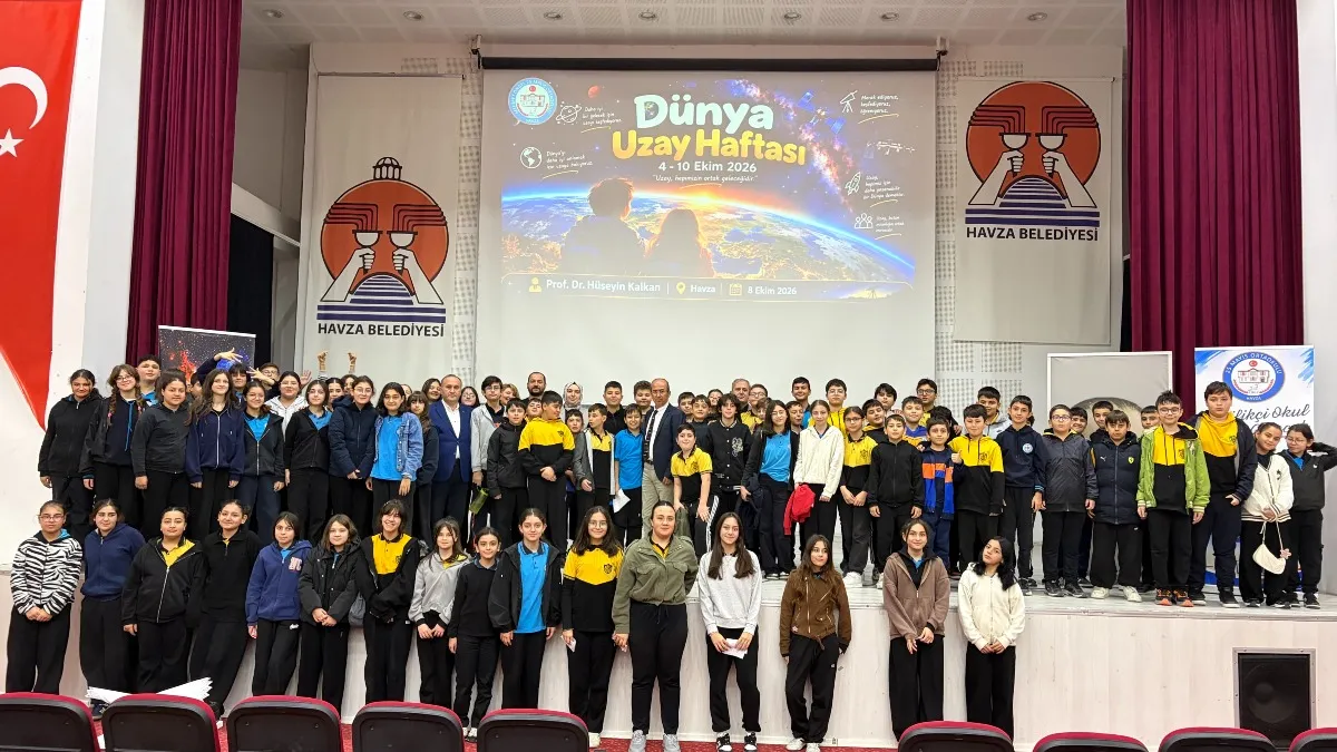 Samsun'da Dünya Uzay Haftası'nda bilim rüzgarı