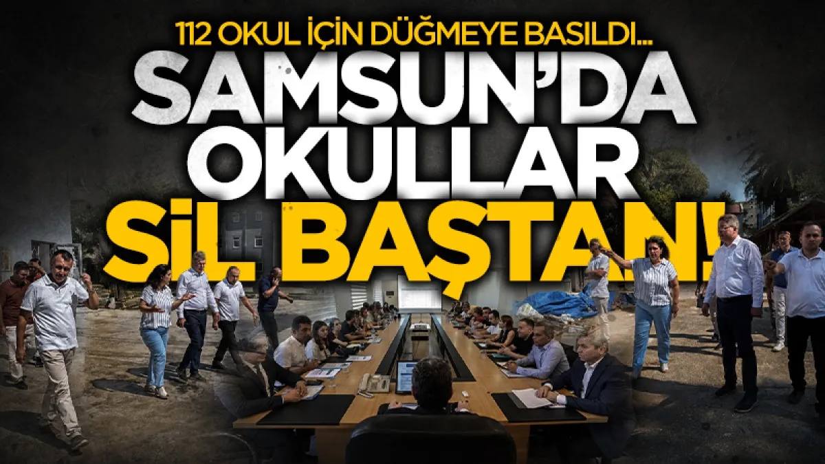 Samsun'da eğitime 115,9 milyon liralık yatırım yapıldı
