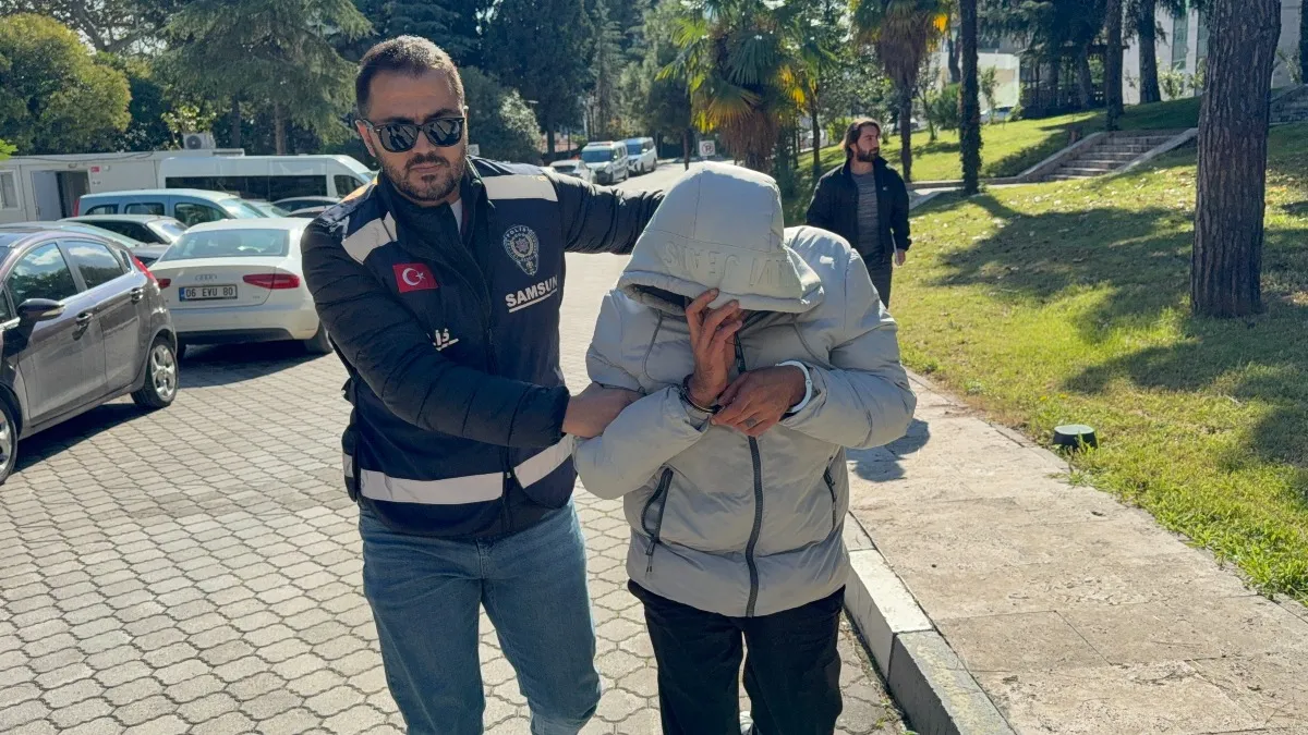 Samsun'da eşini bıçaklayan şüpheli adliyeye sevk edildi