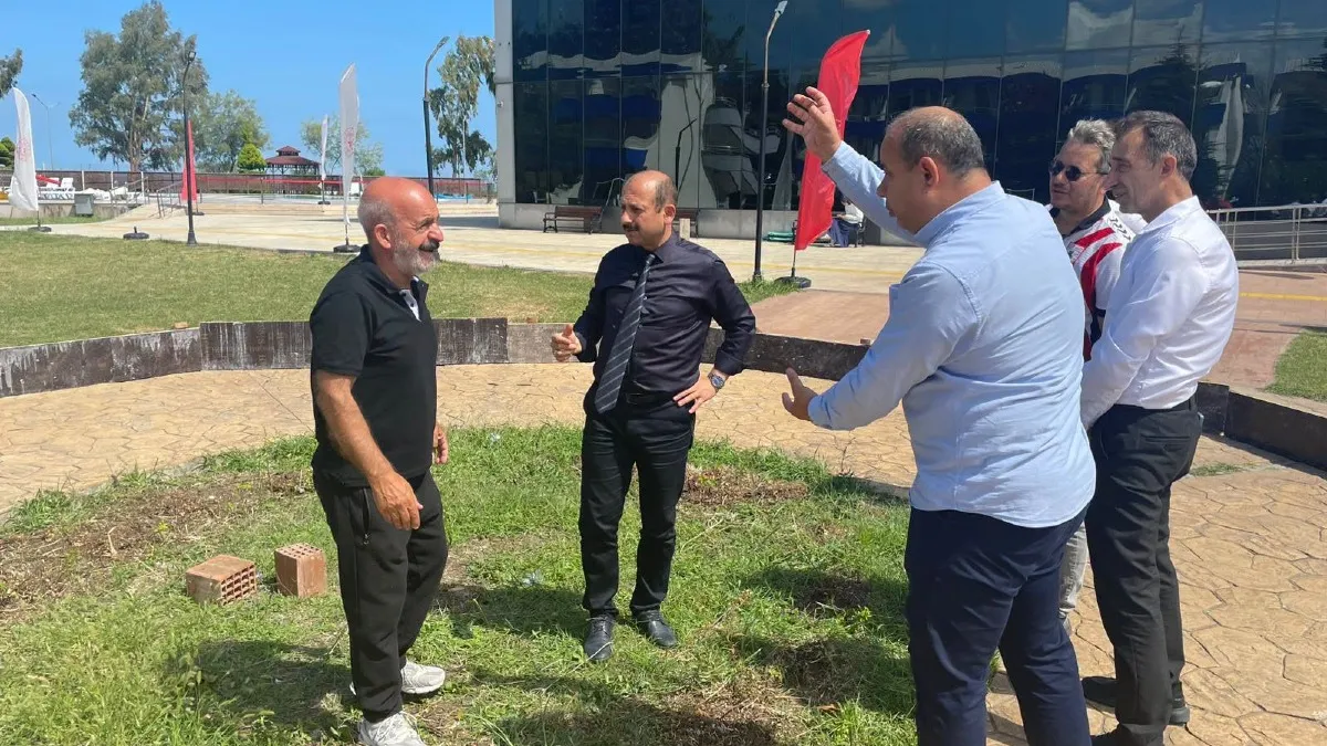 Samsun'da Feyzullah Dereci 19 Mayıs’taki spor yatırımlarını inceledi