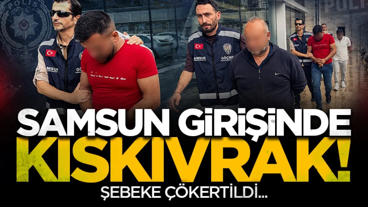 Samsun'da göçmen kaçakçılığı operasyonu: 12 Afgan yakalandı, 4 gözaltı