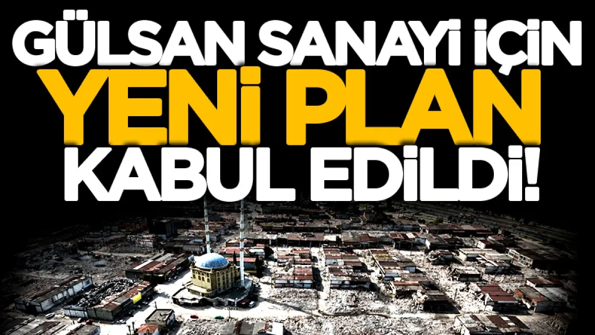 Samsun'da Gülsan Sanayi Sitesi bölgesi için plan değişikliği kabul edildi