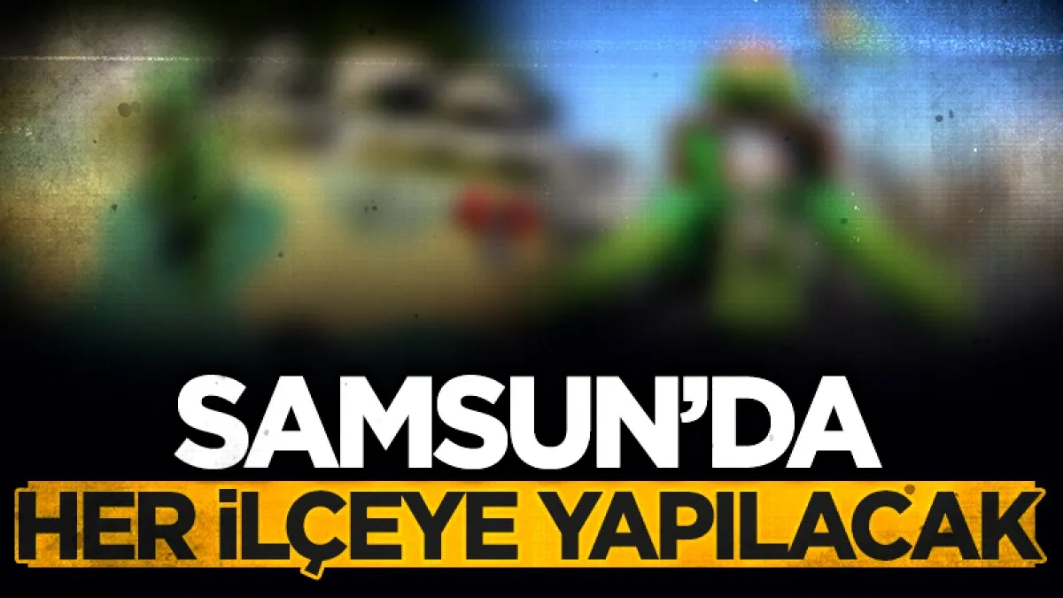 Samsun’da her ilçeye park hedefiyle çalışmalar sürüyor