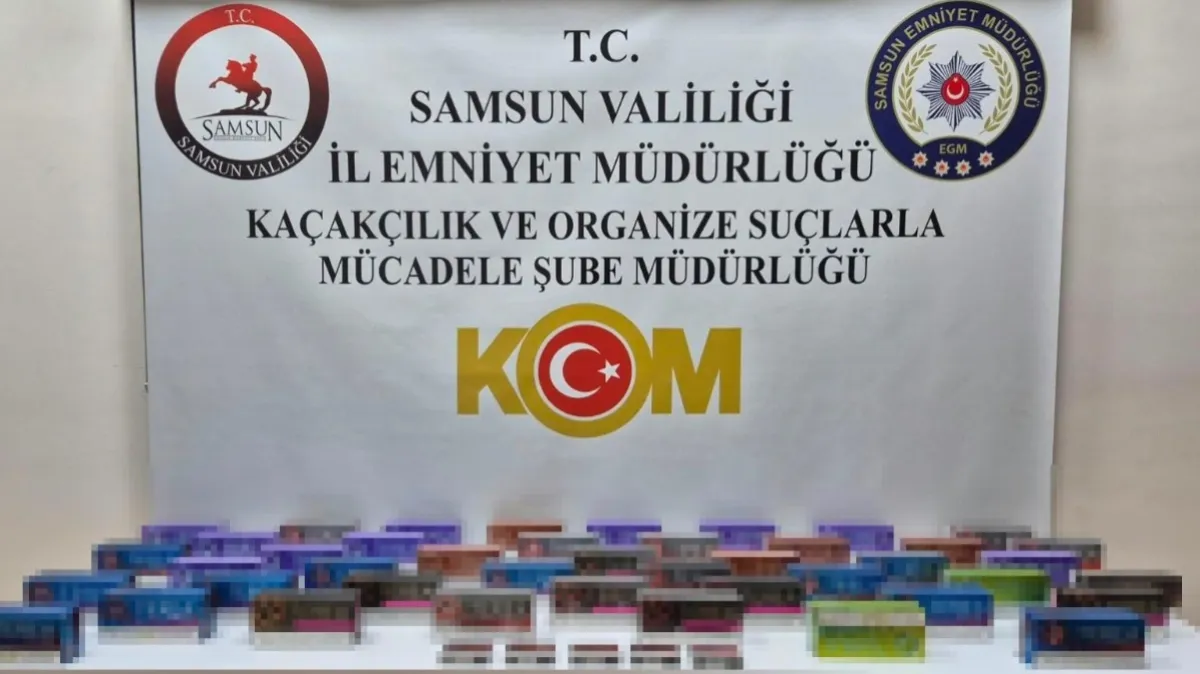 Samsun’da kaçakçılık operasyonu: 4 gözaltı