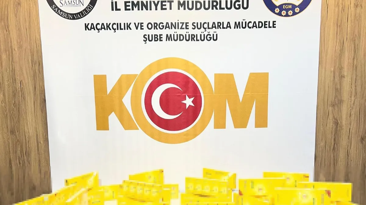 Samsun'da kaçakçılık operasyonu: Yüzlercesi ele geçirildi
