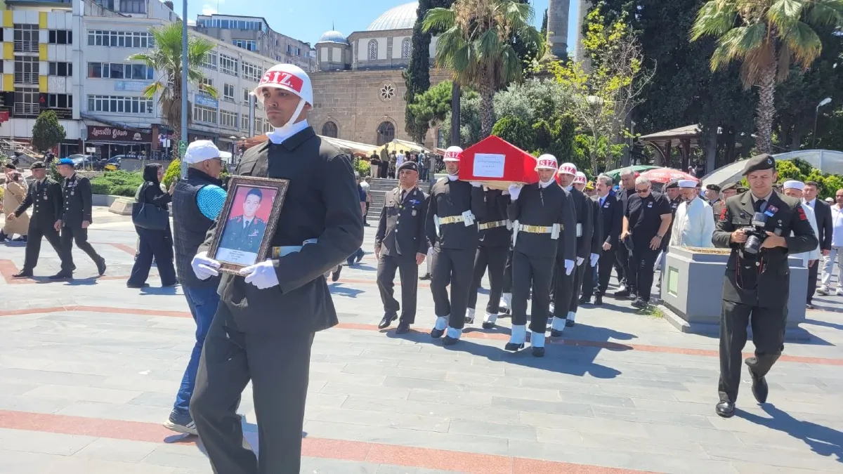 Samsun’da Kıbrıs gazisi emekli Albay'a veda
