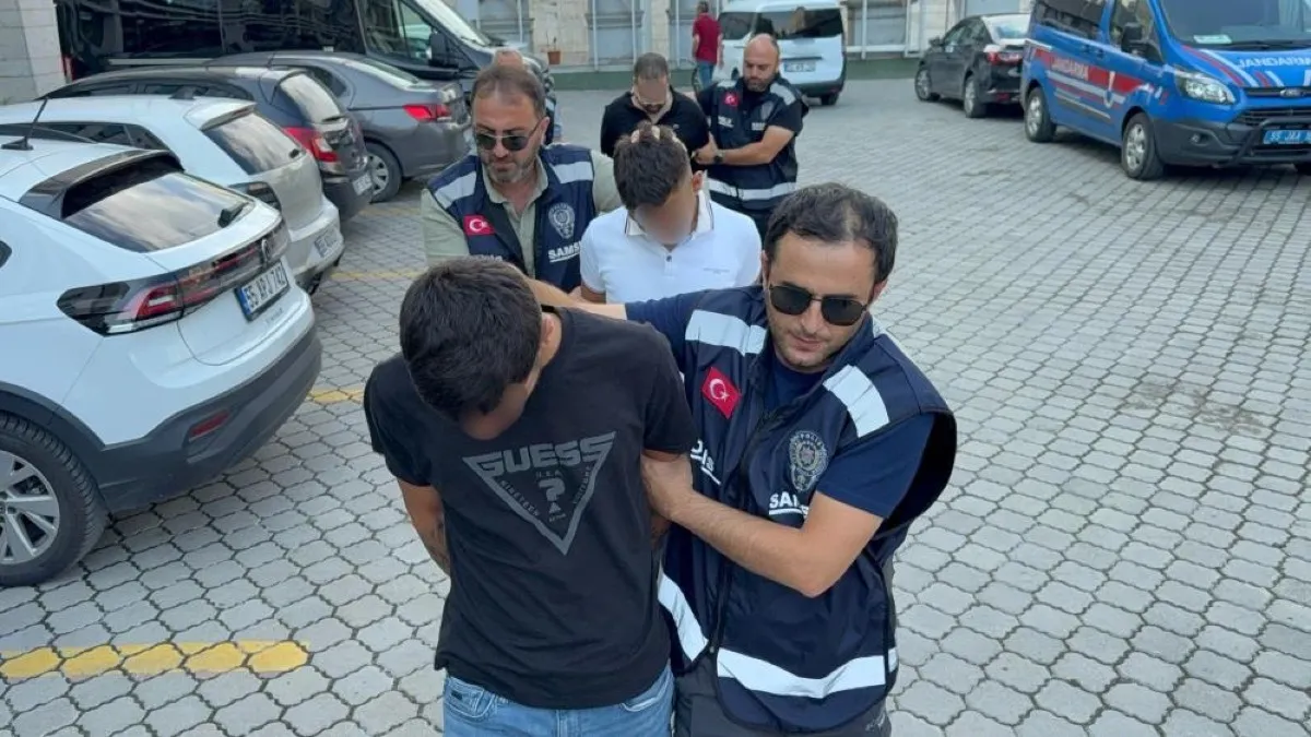 Samsun’da kırtasiye saldırısında 3 şüpheli adliyede