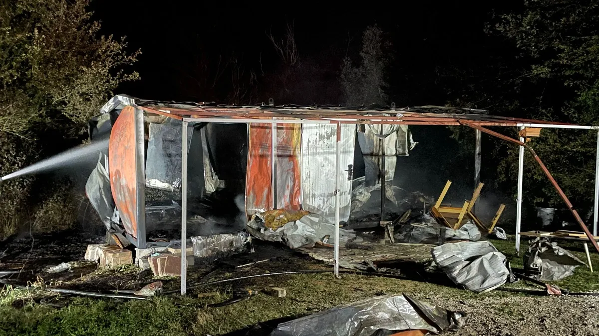 Samsun’da korkutan yangın! Bağ evi alevlere teslim oldu...