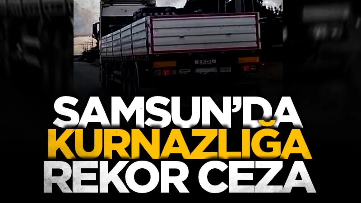 Samsun'da kurnazlığa rekor ceza:  Cezayı yiyip trafikten men edildi!