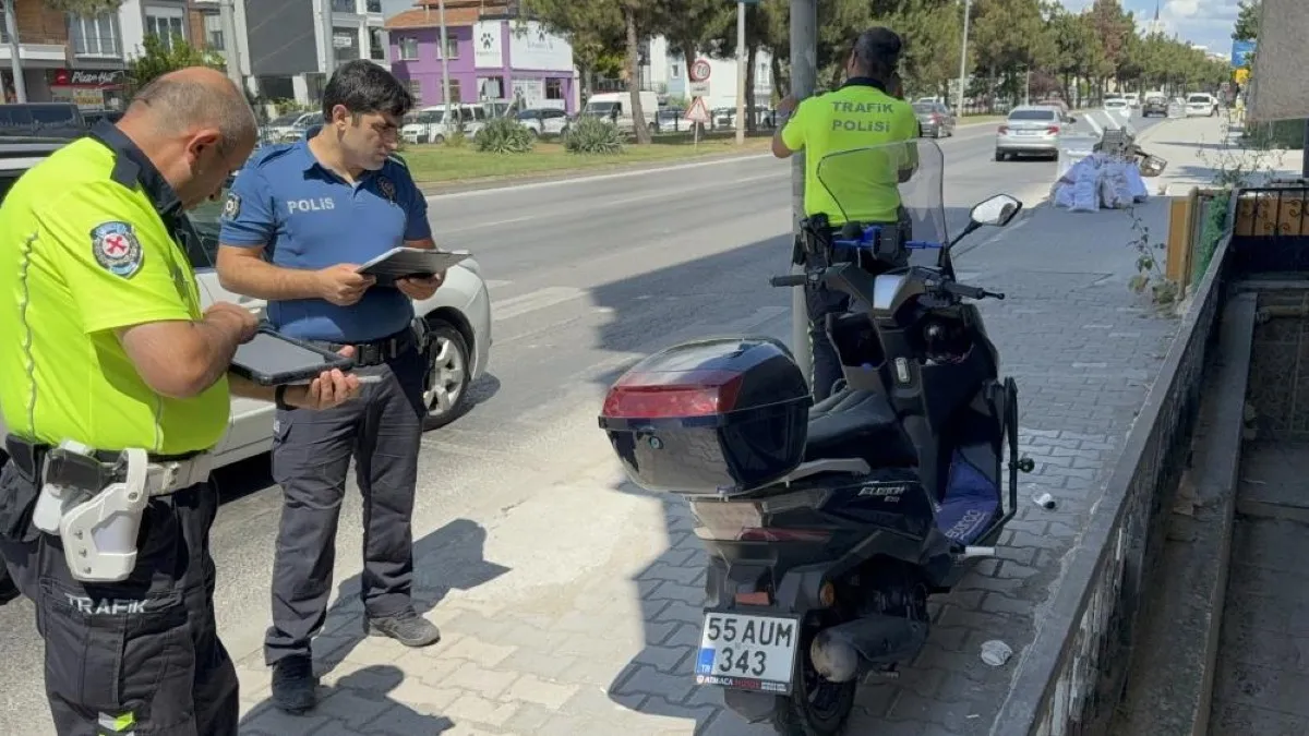 Samsun'da motosiklet kazası: 2 yaralı