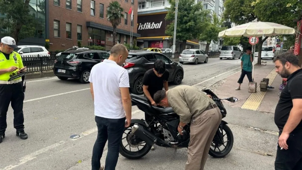 Samsun'da motosiklet SUV araca çarptı: 1 yaralı