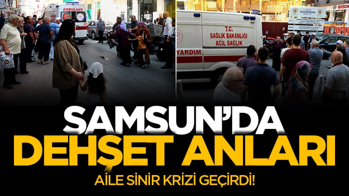 Samsun'da motosikletin çarptığı 5 yaşındaki çocuk yaralandı, ailesi sinir krizi geçirdi