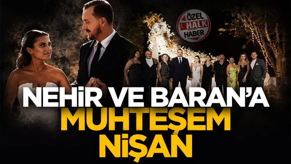 Samsun'da Nehir ve Baran’a muhteşem nişan