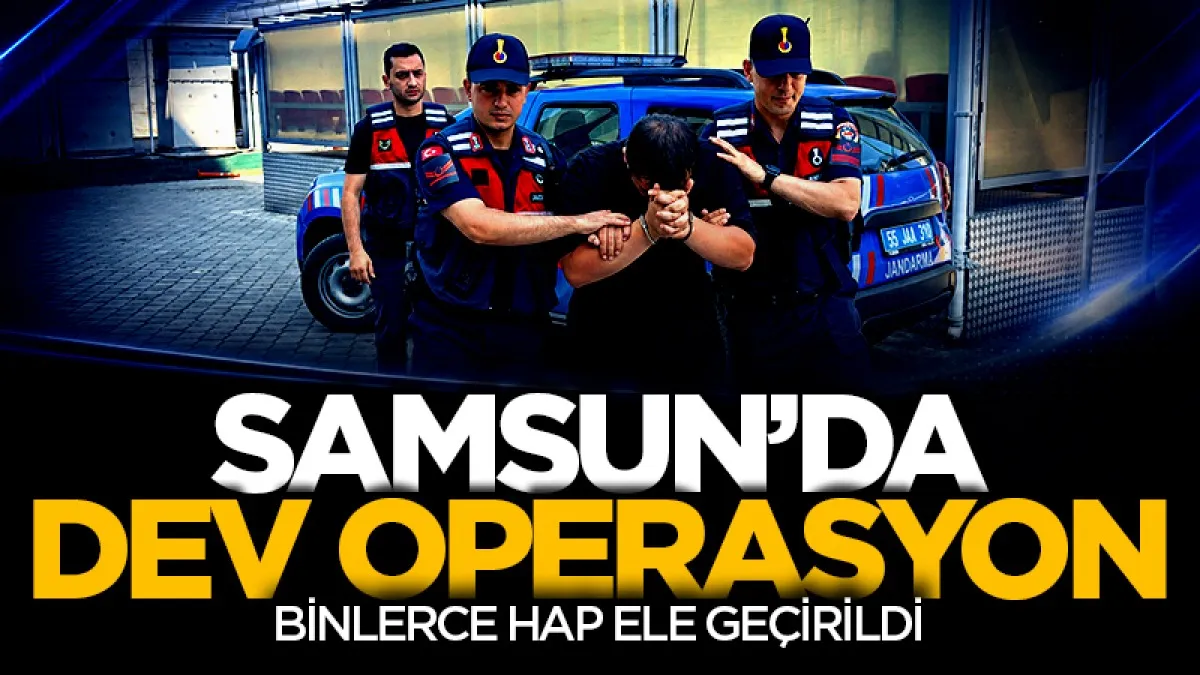 Samsun'da odunluğa saklanan 4 bin 531 uyuşturucu hap ele geçirildi: 1 tutuklama