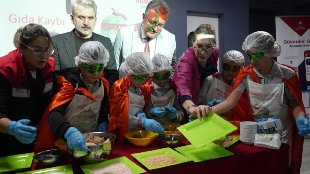 Samsun’da öğrencilerden gıda israfına mesaj!