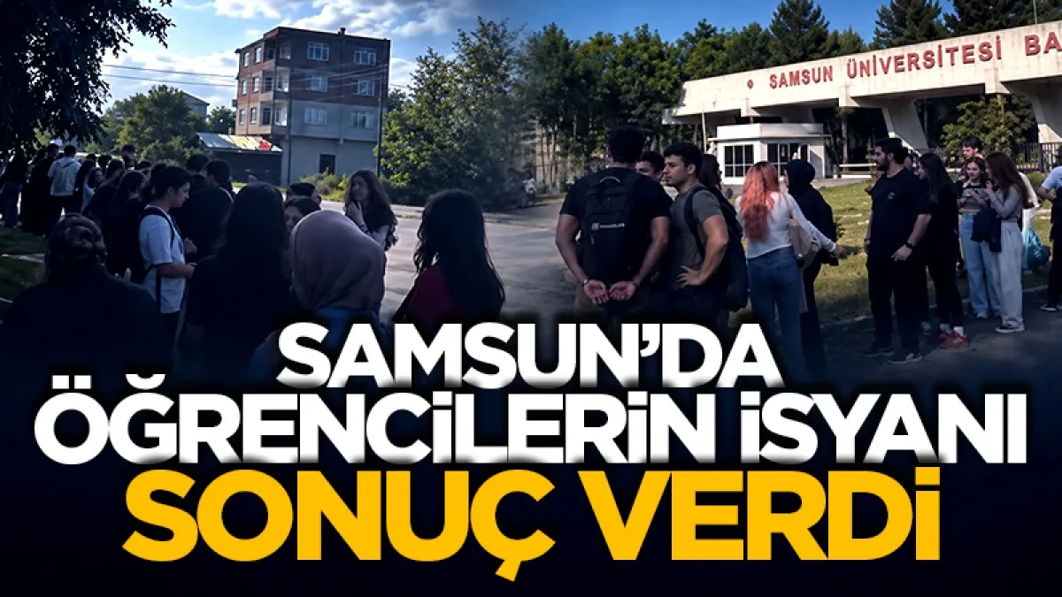 Samsun'da öğrencilerin isyanı sonuç verdi: Seferler artırıldı