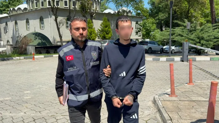 Samsun'da otosiklet hırsızlığı şüphelisi yakalandı