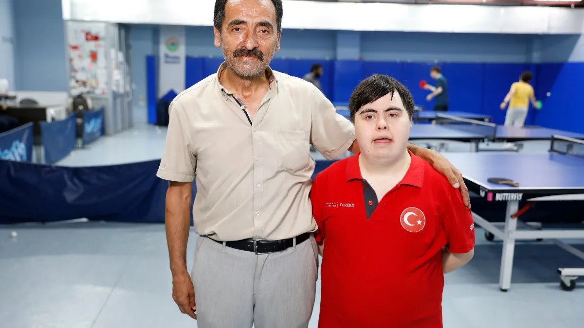 Samsun'da özel sporcu oğlunun başarısı diğer çocuklara umut oldu