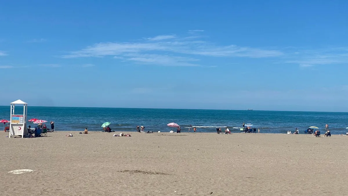 Samsun'da sahillerde yaz yoğunluğu