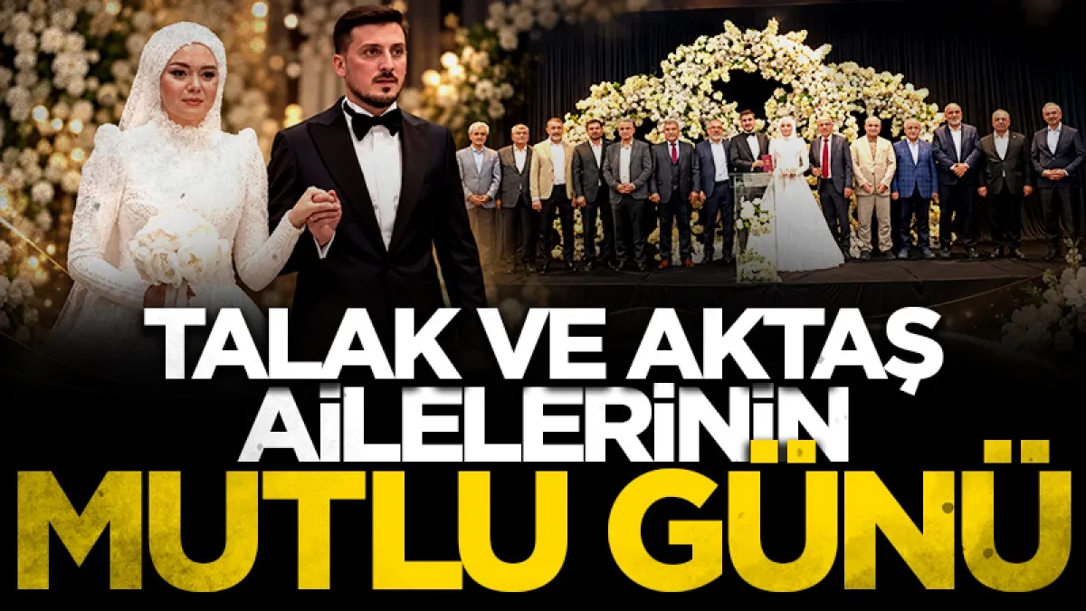 Samsun'da Talak ve Aktaş ailelerinin mutlu günü
