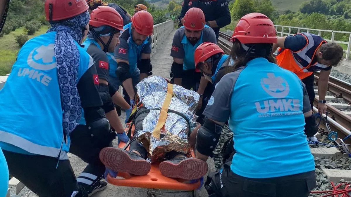 Samsun’da UMKE Saha Tatbikatı gerçekleştirildi