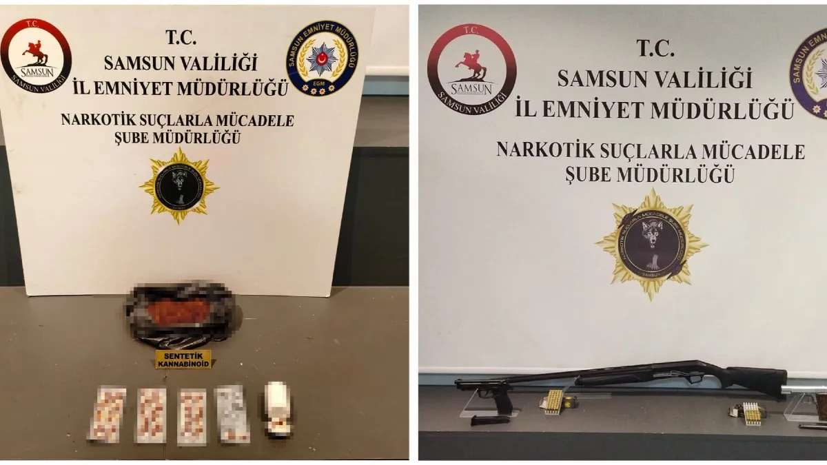 Samsun’da uyuşturucu operasyonu: Çok sayıda gözaltı