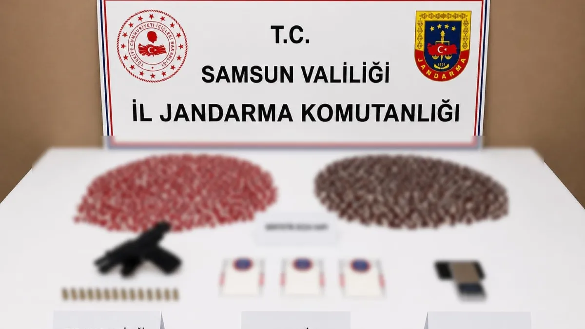 Samsun'da uyuşturucu operasyonunda 1 kişi gözaltına alındı