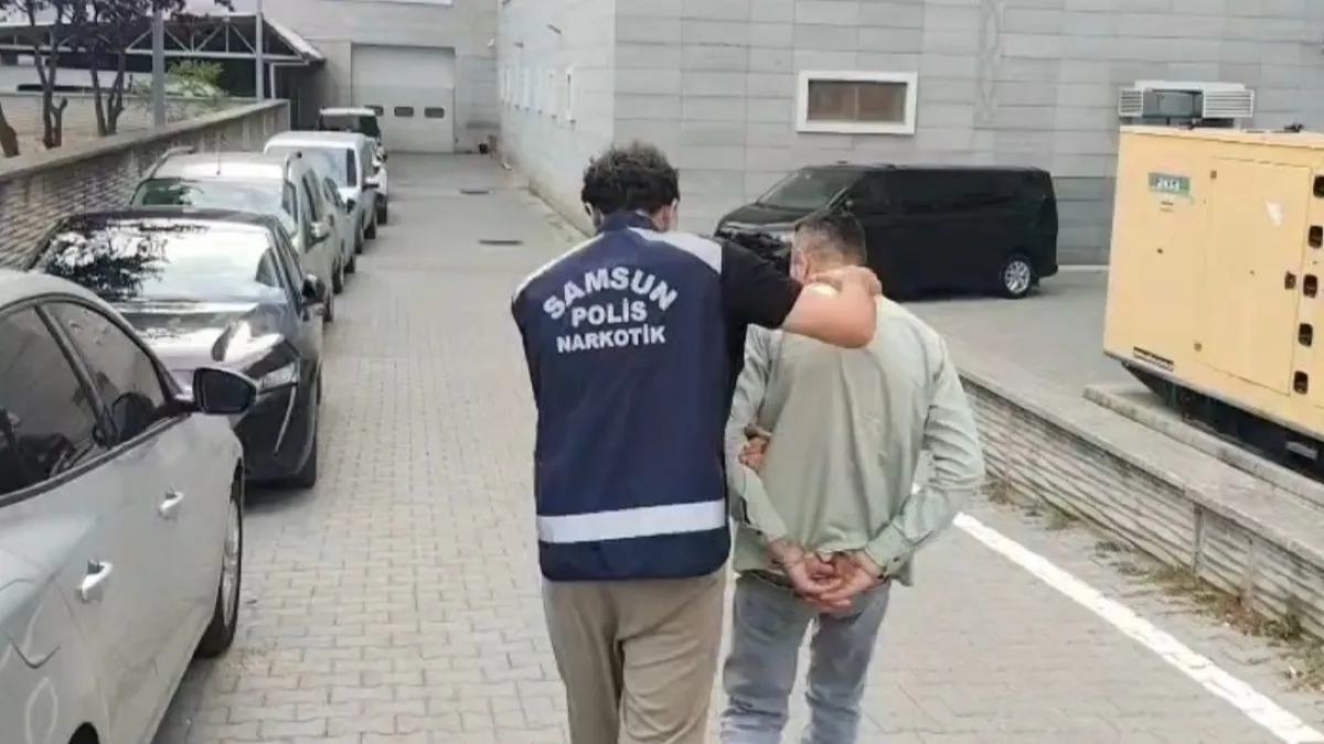 Samsun'da Uyuşturucu ticaretinden cezası bulunan hükümlü yakalandı