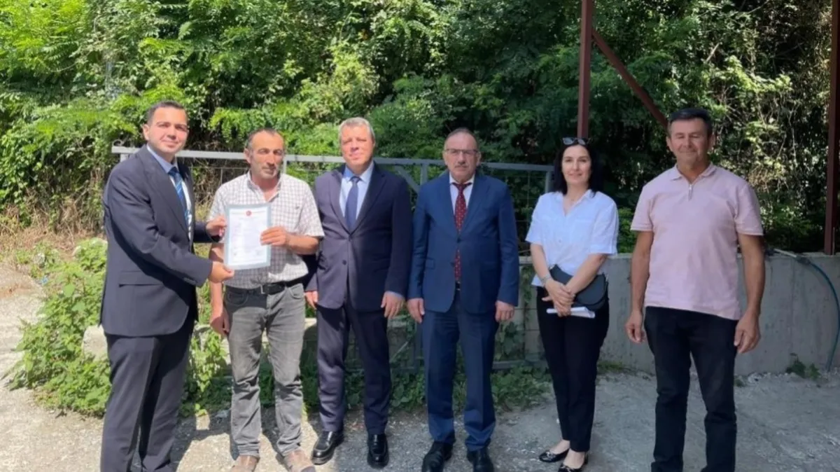 Samsun'da yıllardır bekliyorlardı: Yüzlerce kişiye tapu sevinci