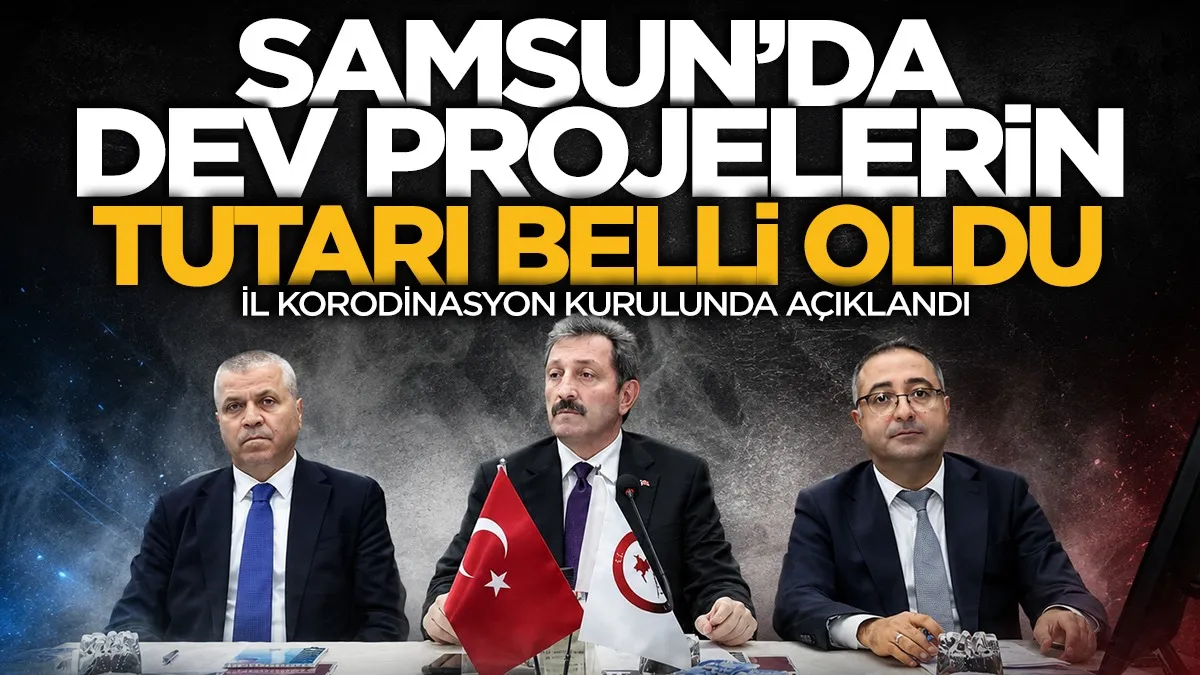 Samsun’da yürütülen projelerin toplam tutarı belli oldu