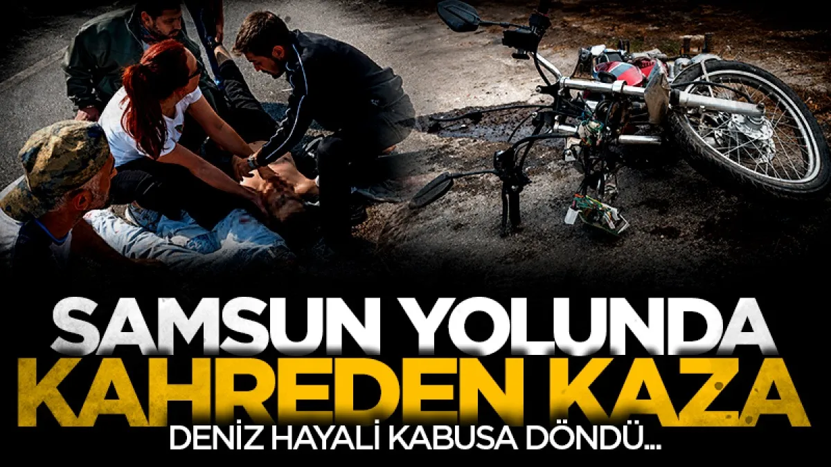 Samsun'da yüzmek için denize giderken kazada ağır yaralandılar