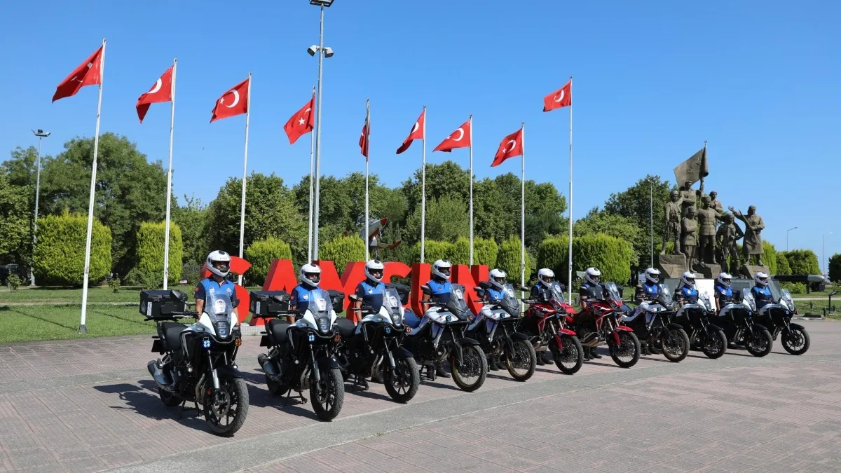 Samsun'da zabıtaya hızlı müdahale gücü: Motosikletli ekipler sahada