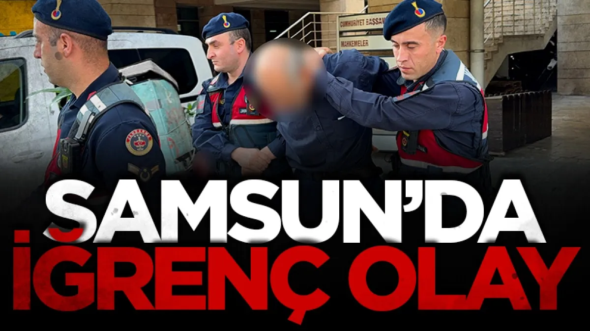 Samsun'da zihinsel engelli kıza cinsel istismara tutuklama