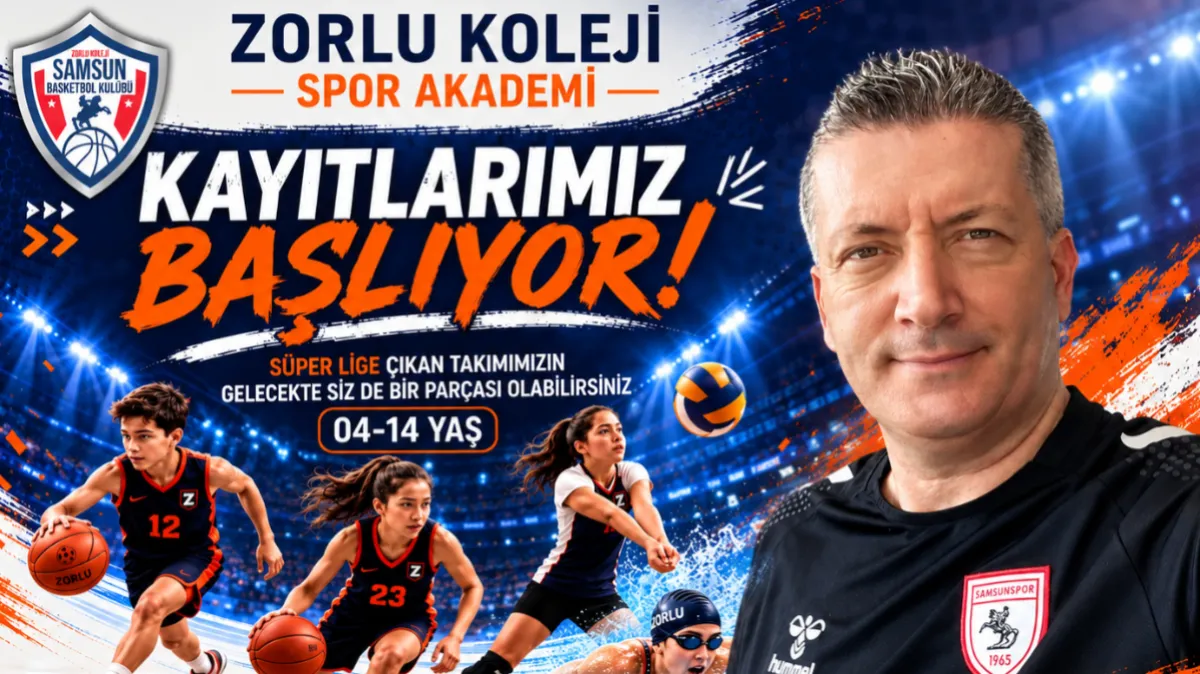 Samsun'da Zorlu Koleji Spor Akademisi başlıyor