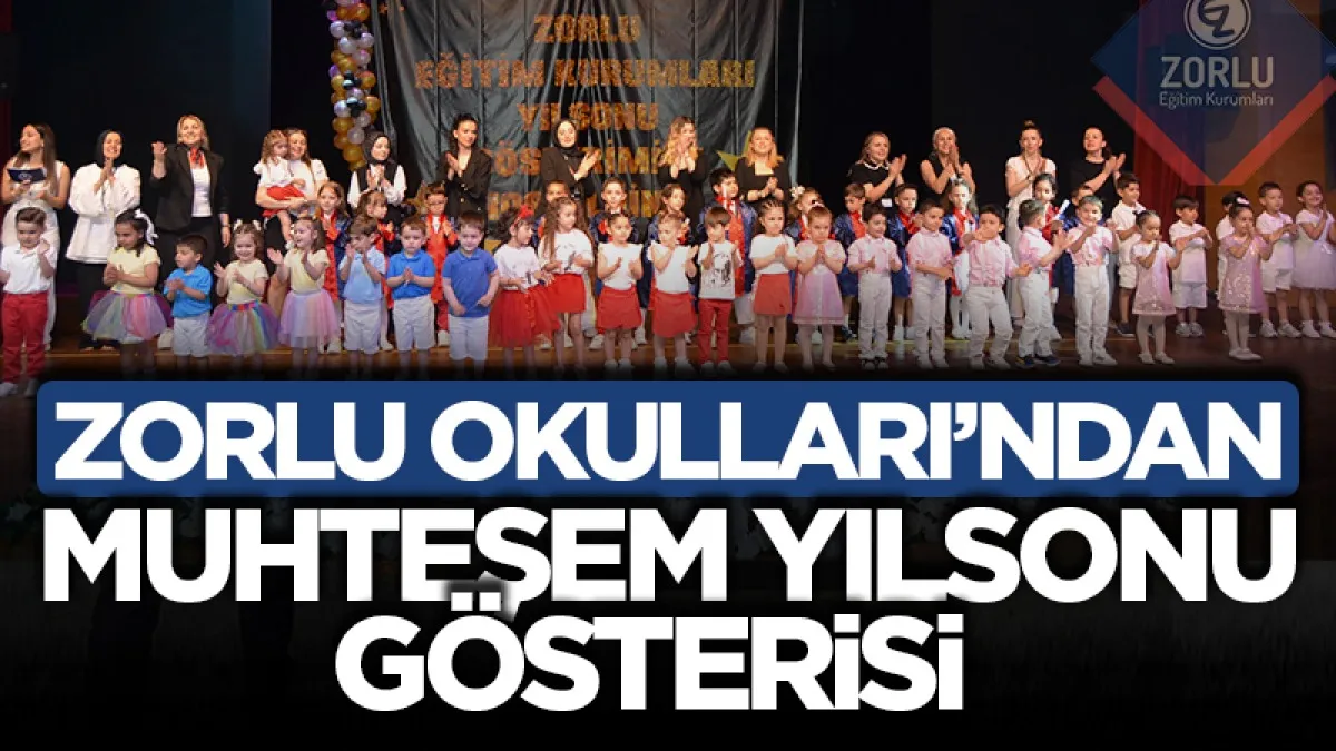 Samsun'da Zorlu Okulları'ndan muhteşem yılsonu gösterisi