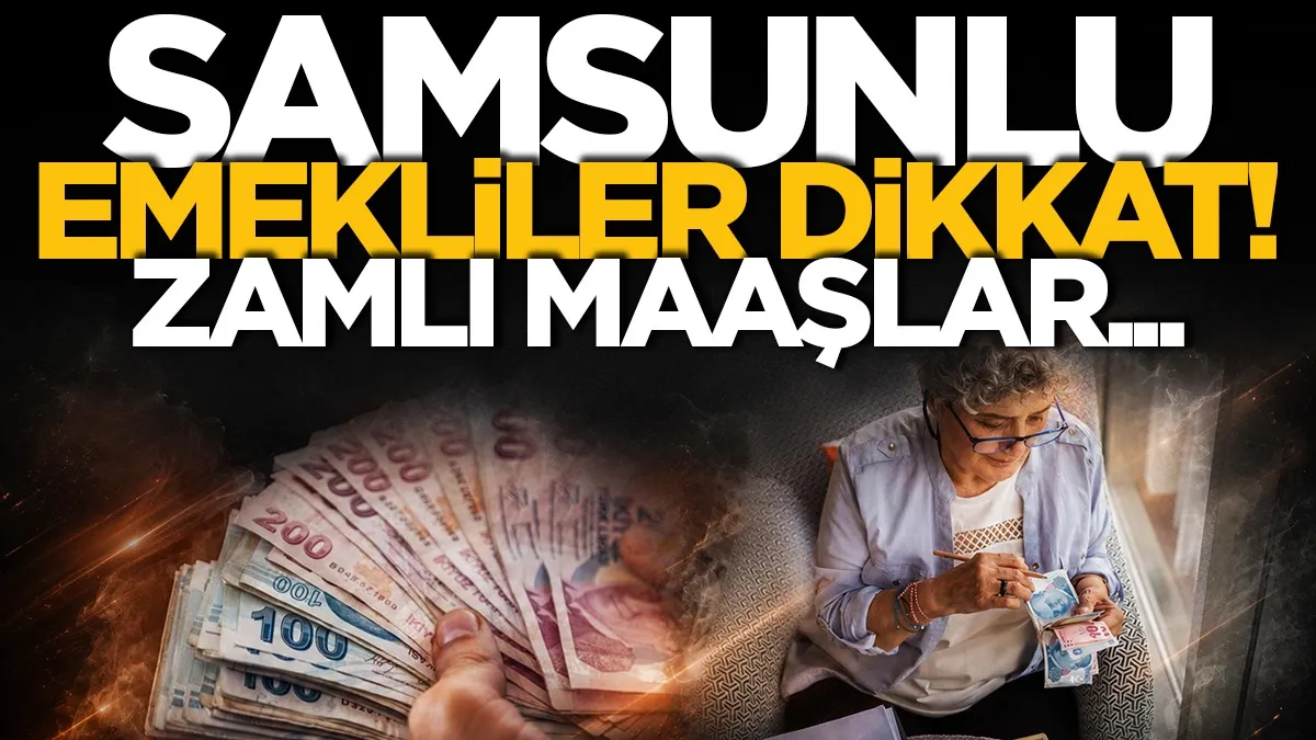 Samsunlu emekliler dikkat: Zamlı maaşlar e-Devlet'e yansımaya başladı