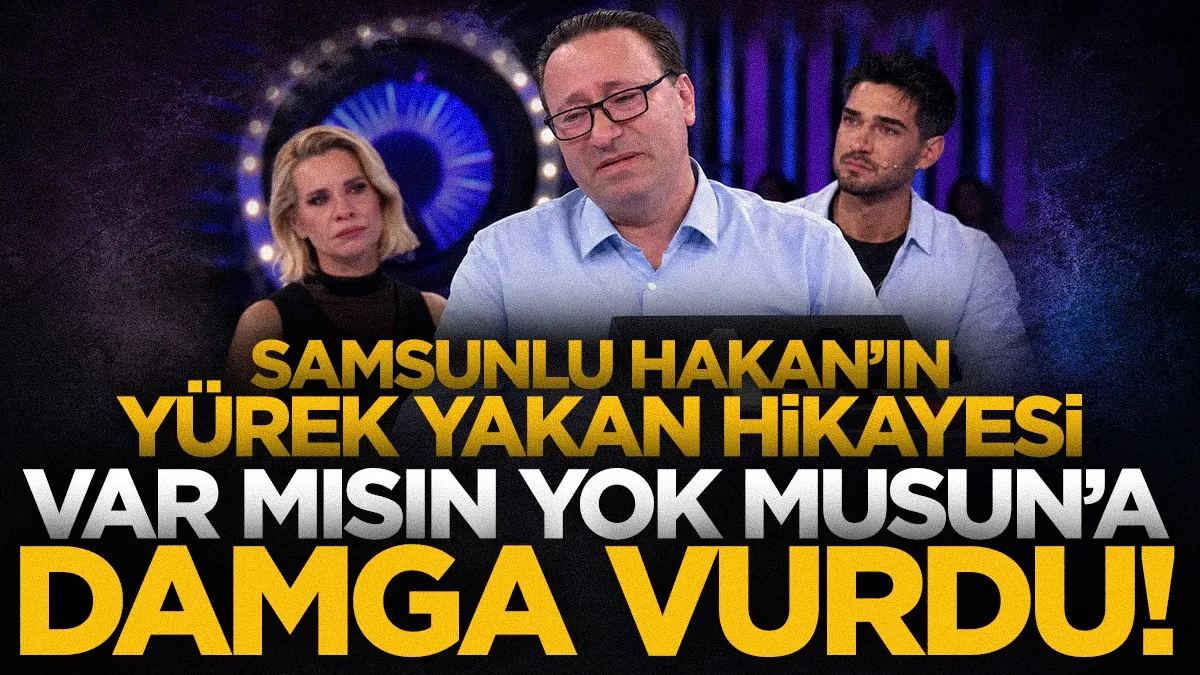 Samsunlu Hakan Temiz'in yürek yakan hikayesi Var Mısın Yok Musun’a damga vurdu!