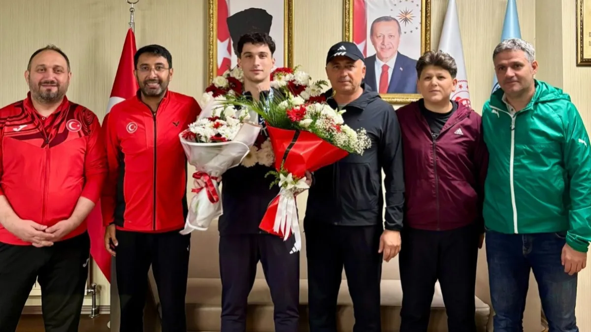 Samsunlu sporcu Buğra Aktaş’tan Akdeniz Oyunları’nda altın madalya