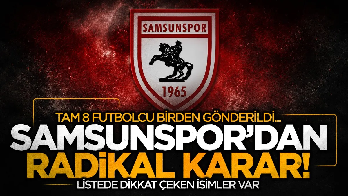 Samsunspor 8 genç oyuncusunu kiralık gönderdi