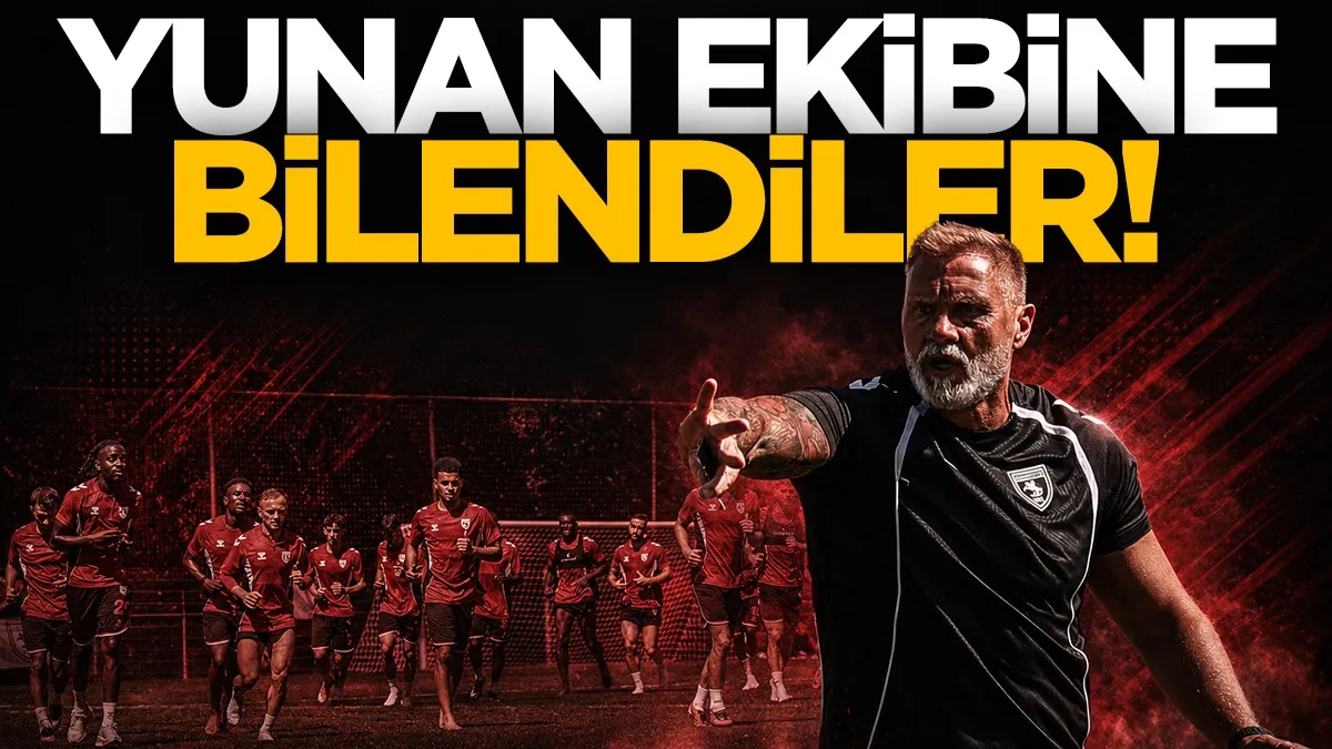 Samsunspor, AEK Athens maçı öncesi son antrenmanını yaptı