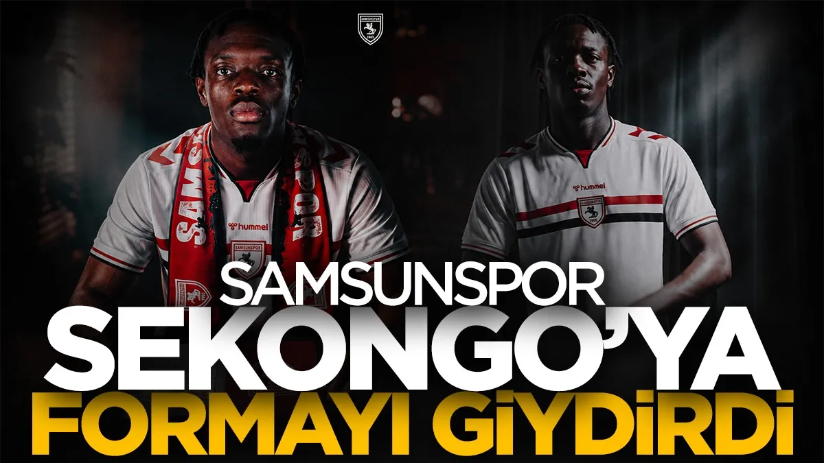 Samsunspor Antoine Sekongo’yu resmen açıkladı