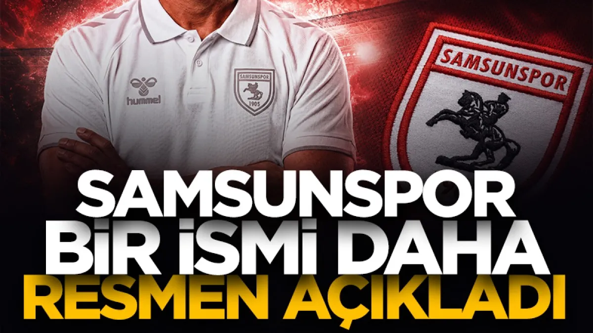 Samsunspor bir ismi daha resmen duyurdu! Michel Ribeiro teknik ekibe katıldı...