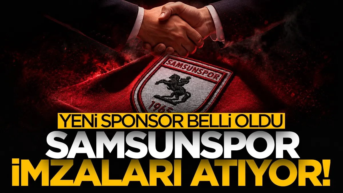 Samsunspor imzaları atıyor! Yeni sponsor Sarıyer Kola oldu...