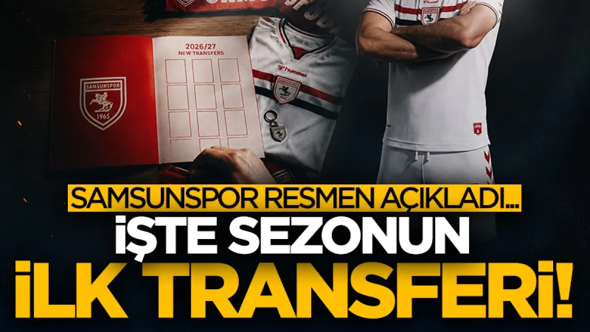 Samsunspor resmen açıkladı! İşte sezonun ilk transferi!