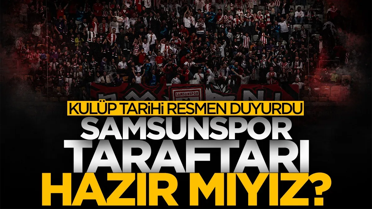 Samsunspor resmen duyurdu! Göztepe maçının biletleri satışa çıkıyor